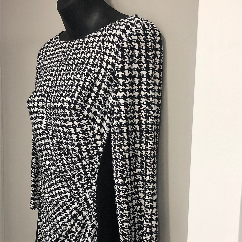 Ralph Lauren Black & White Houndstooth Dress – Women’s Size 6 – Stretch – Lined - Picture 5 of 13
